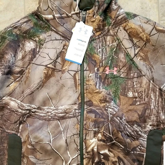 Womens Under Armour Hoodie Jacket Camouflage - Picture 2 of 8